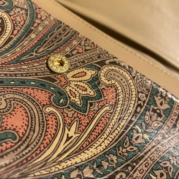 Vintage Paisley Wallet / Billfold & Checkbook - Picture 8 of 16